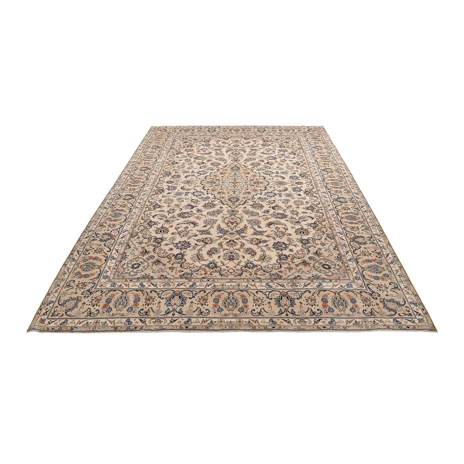 Perserteppich - Keshan - 360 x 244 cm - beige