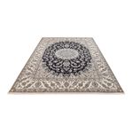 Tapis persan - Nain - 355 x 284 cm - bleu foncé