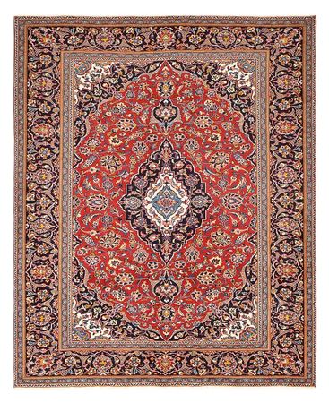 Alfombra persa - Keshan - 300 x 245 cm - rojo