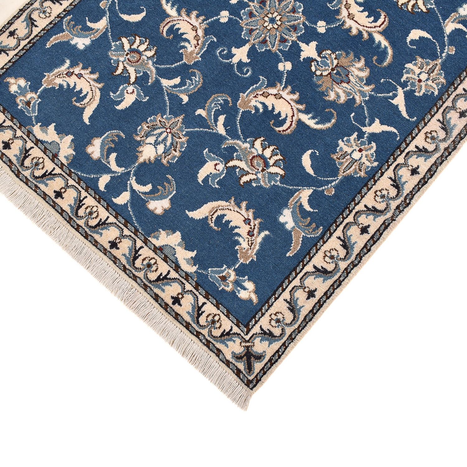 Runner Perser Rug - Nain - 289 x 80 cm - blue