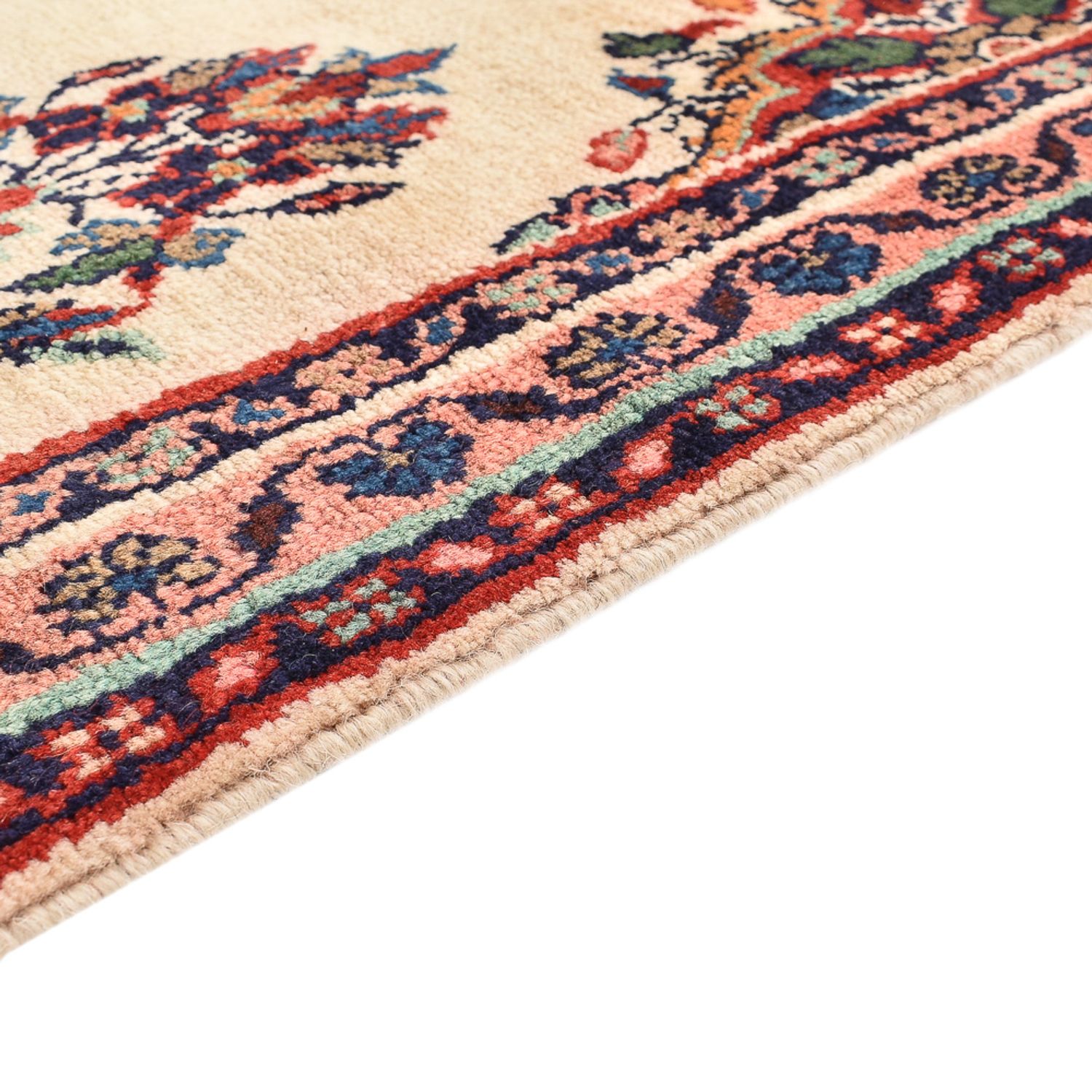 Løper Persisk teppe - Nomadisk - 307 x 112 cm - beige