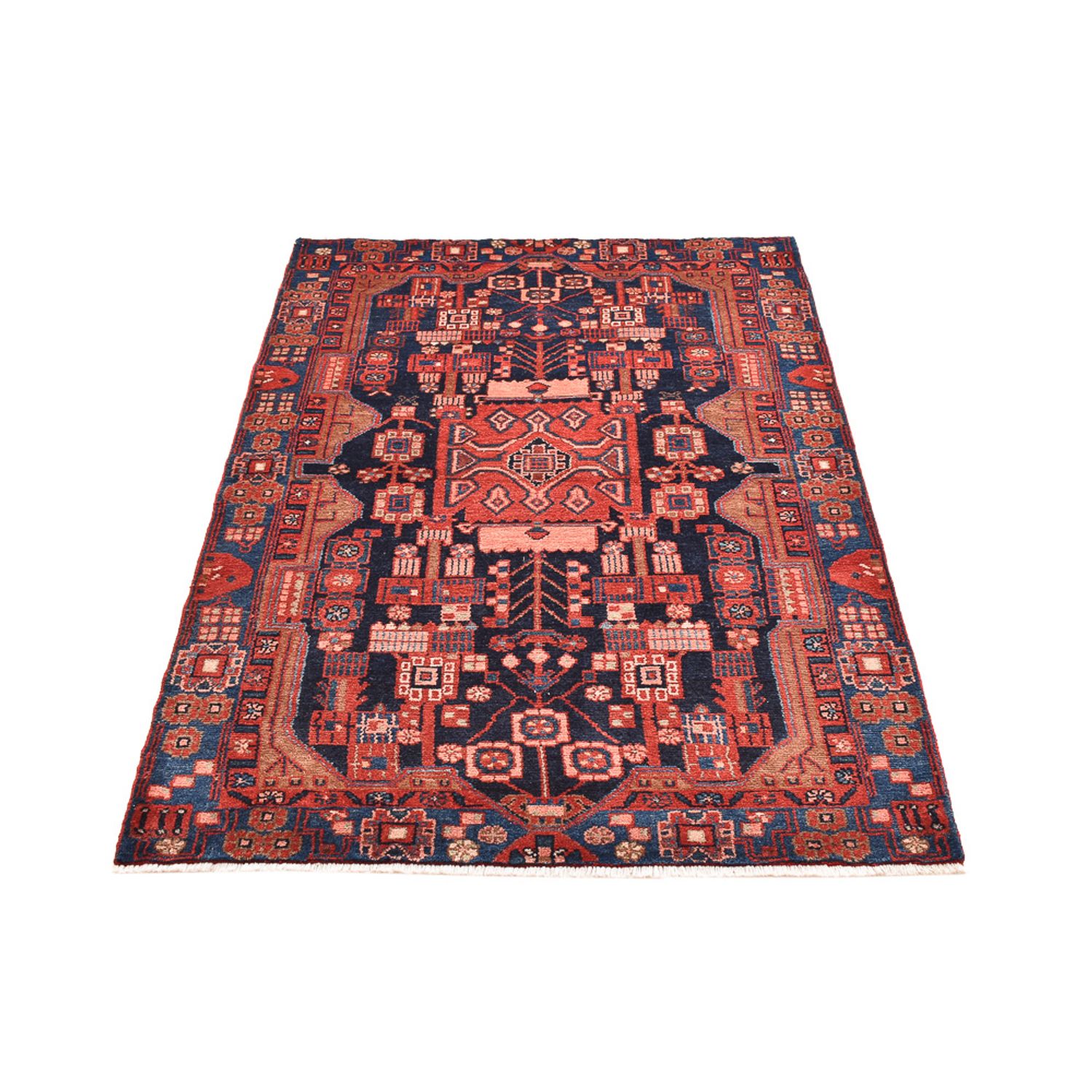 Tapis persan - Nomadic - 171 x 115 cm - rouge clair