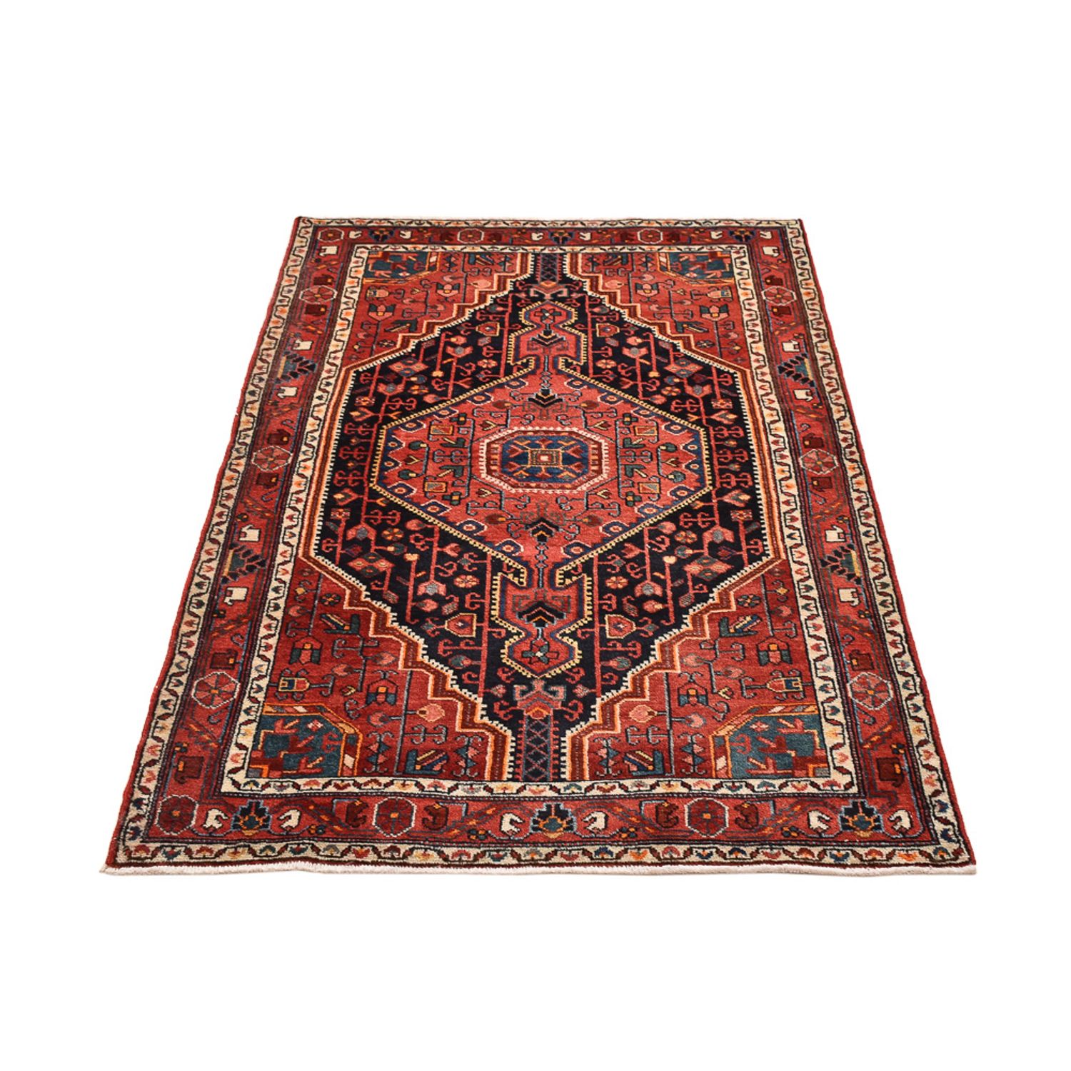 Tapis persan - Nomadic - 182 x 108 cm - rouge clair