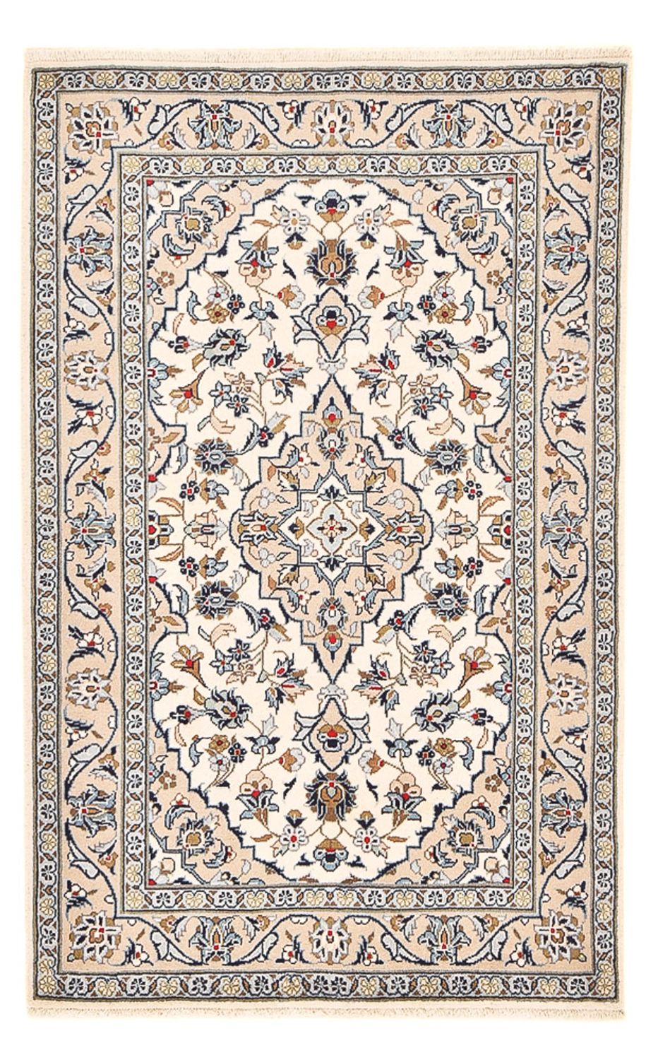 Perserteppich - Keshan - 157 x 97 cm - creme