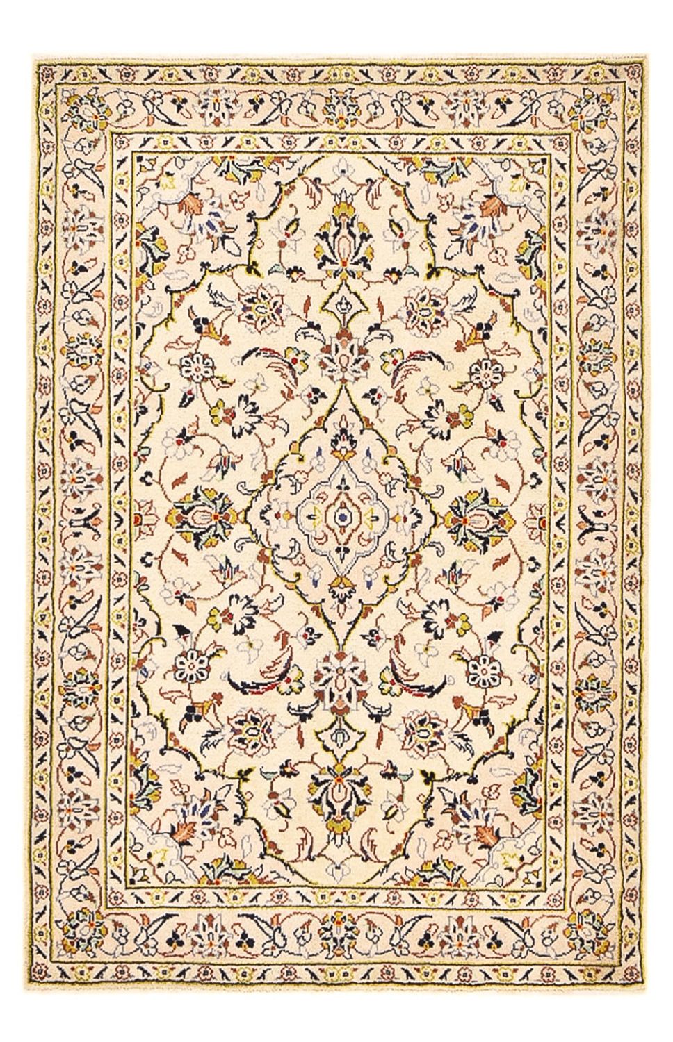 Perserteppich - Keshan - 150 x 98 cm - beige