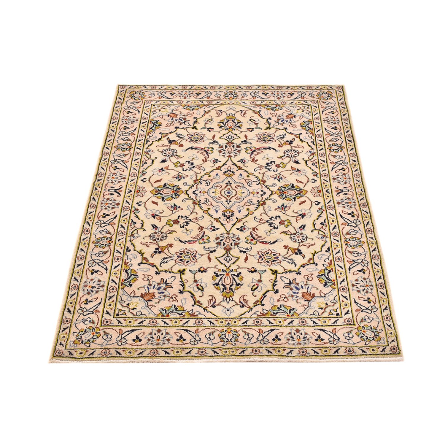 Perserteppich - Keshan - 150 x 98 cm - beige