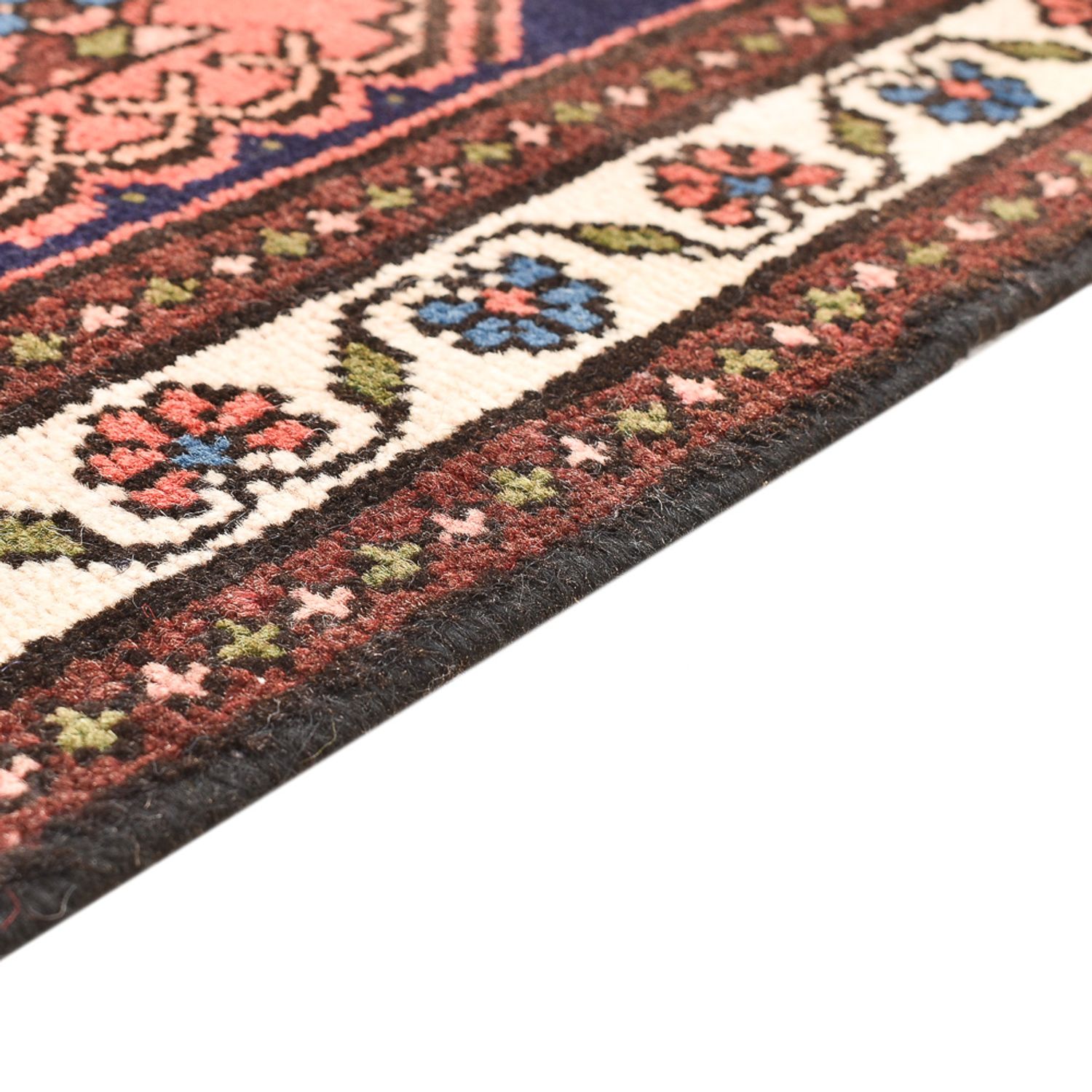 Tapis persan - Nomadic - 143 x 95 cm - rouge clair