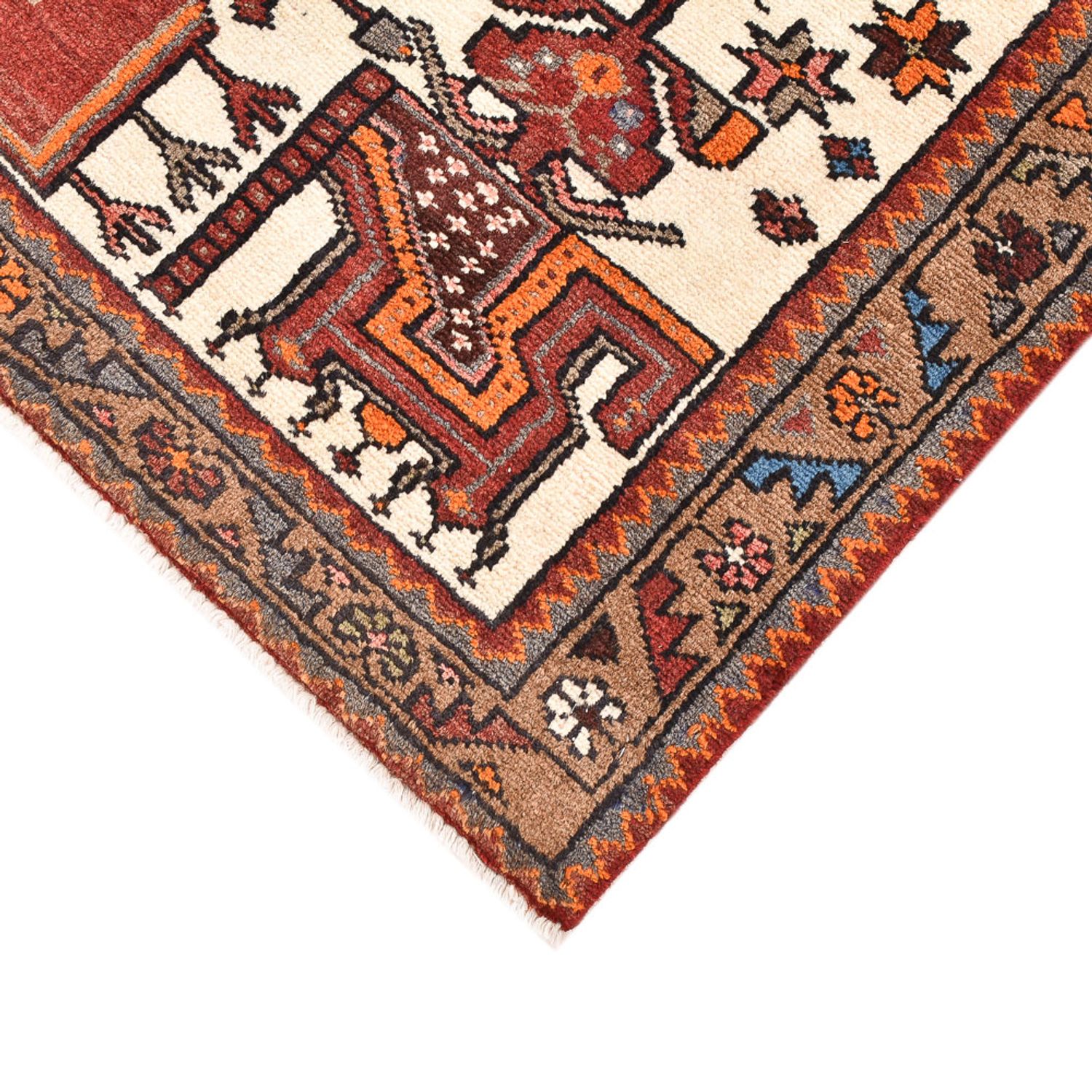 Tapis persan - Nomadic - 153 x 110 cm - multicolore