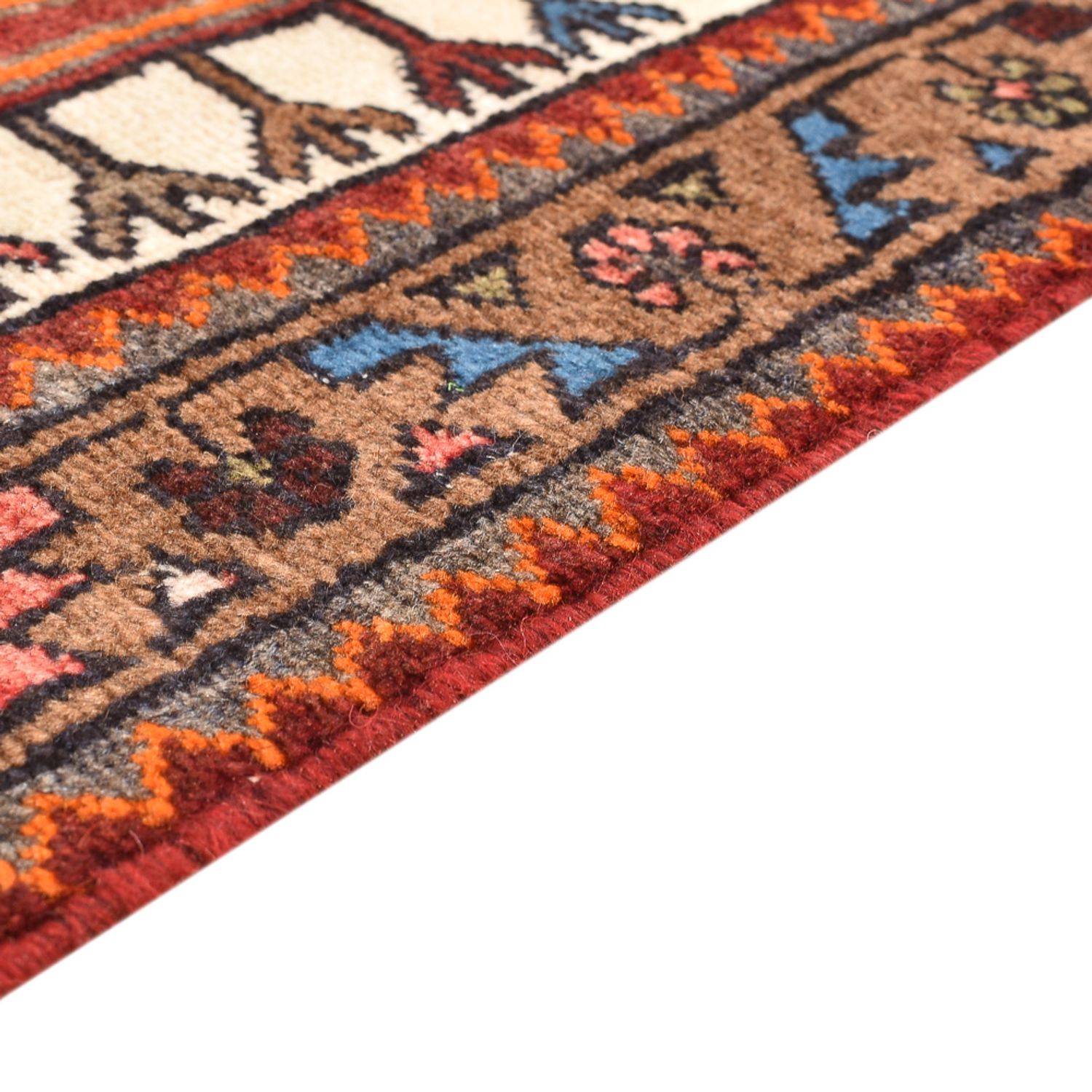 Tapis persan - Nomadic - 153 x 110 cm - multicolore