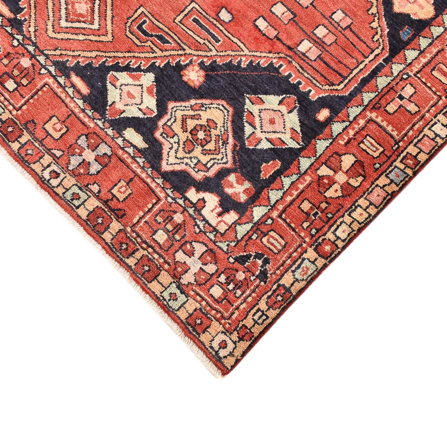 Tapis persan - Nomadic - 165 x 105 cm - rouge clair