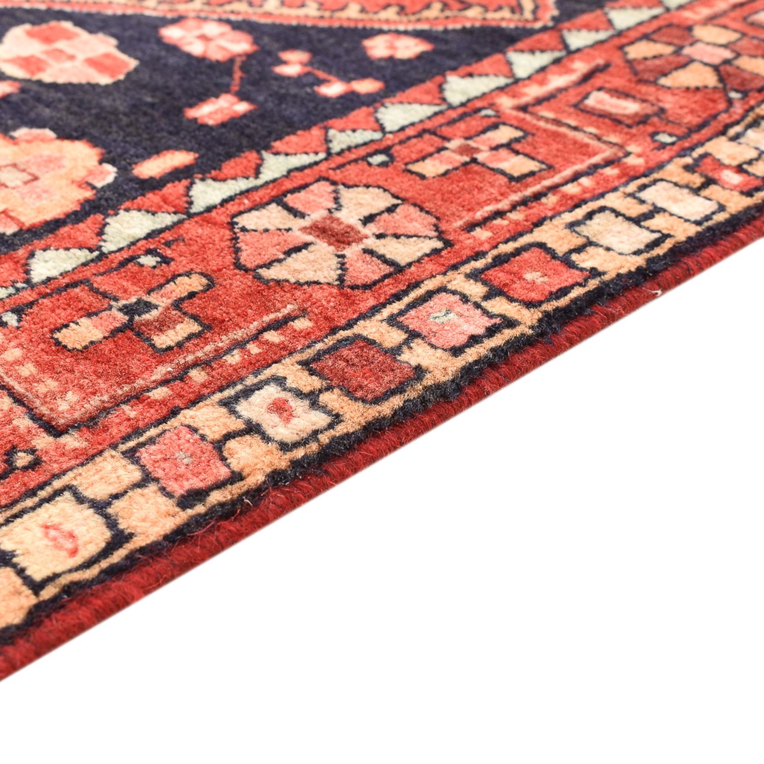 Tapis persan - Nomadic - 165 x 105 cm - rouge clair