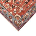 Tapis persan - Nomadic carré  - 111 x 111 cm - rouge clair