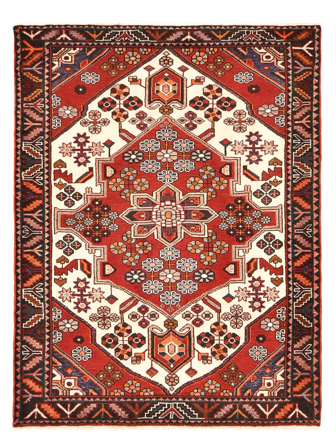 Perser Rug - Nomadic - 142 x 107 cm - red