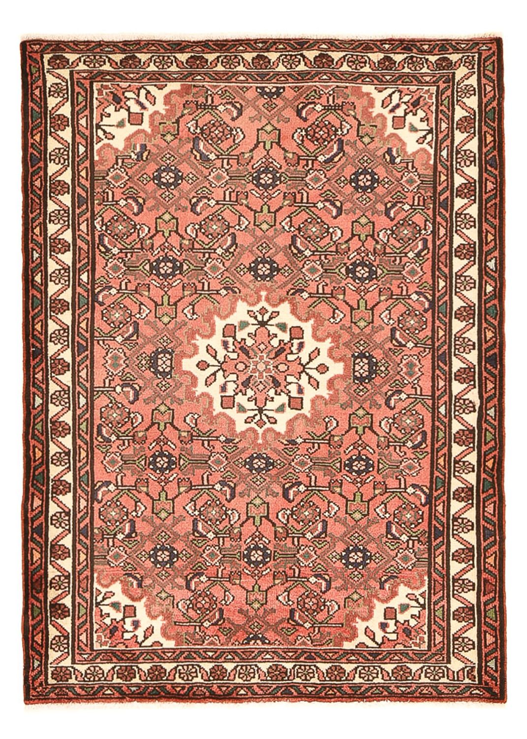 Perser Rug - Nomadic - 140 x 101 cm - light red