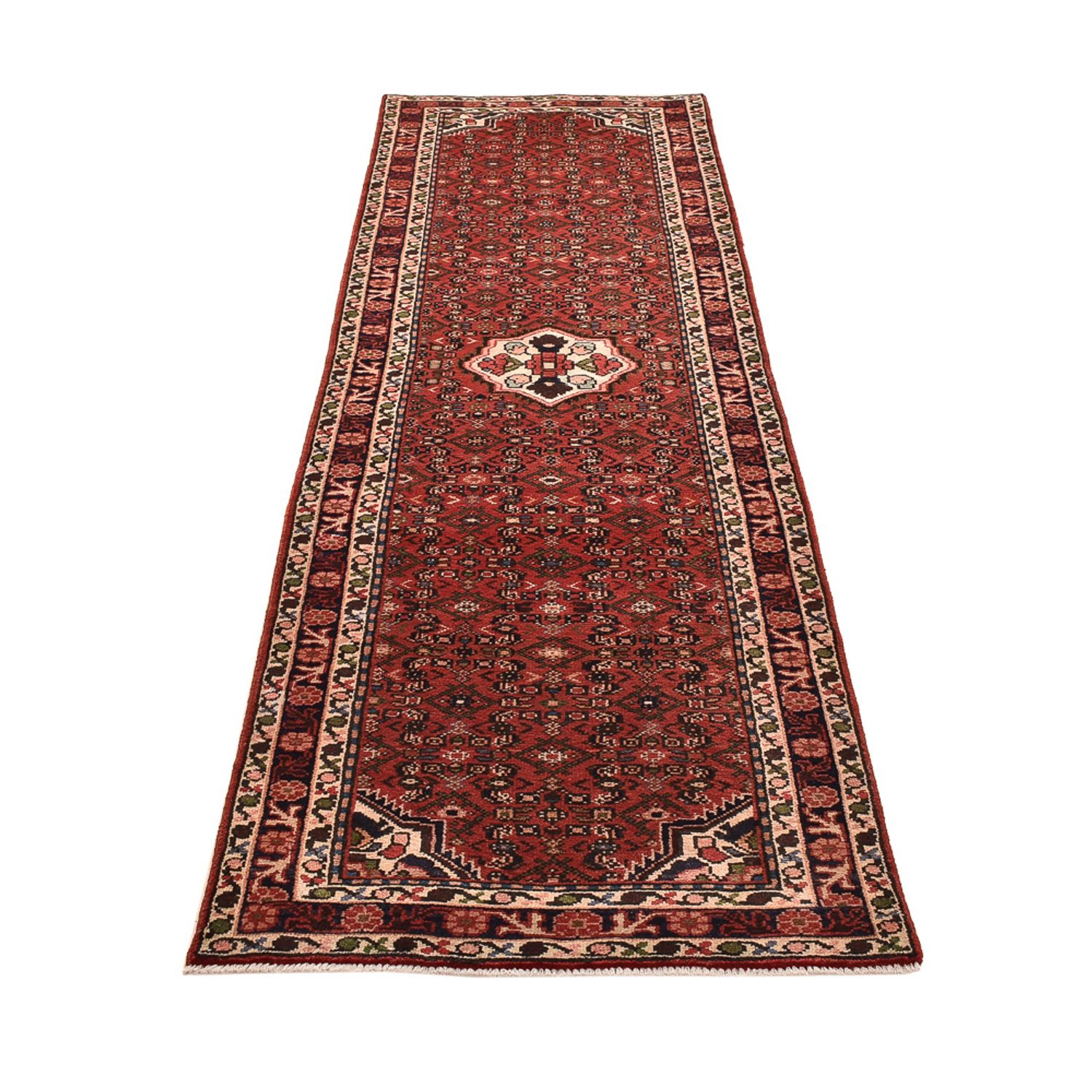 Tapis de couloir Tapis persan - Nomadic - 296 x 86 cm - rouille