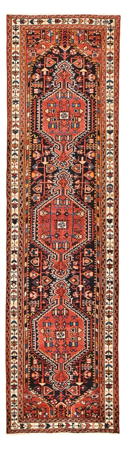 Tapis de couloir Tapis persan - Nomadic - 300 x 79 cm - rouge