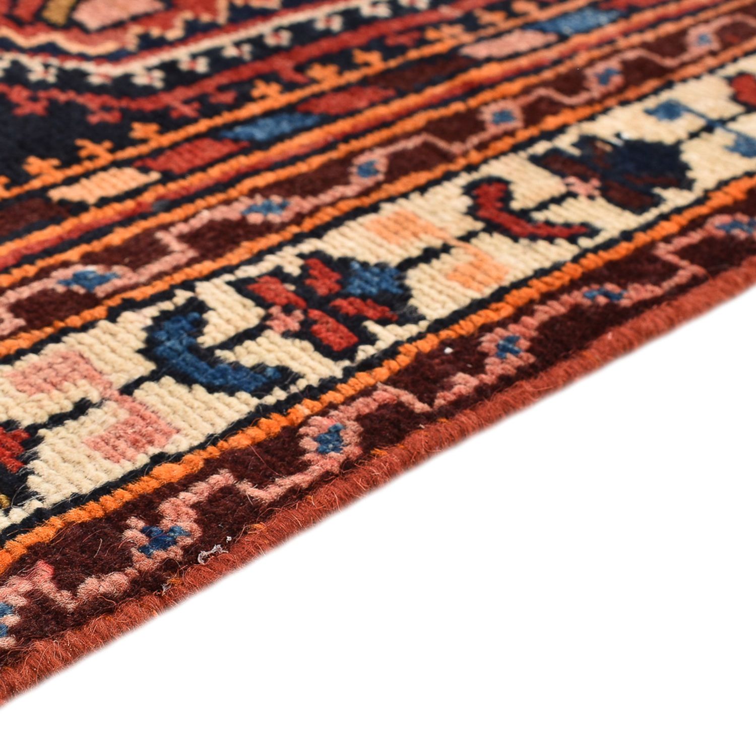 Tapis de couloir Tapis persan - Nomadic - 300 x 79 cm - rouge