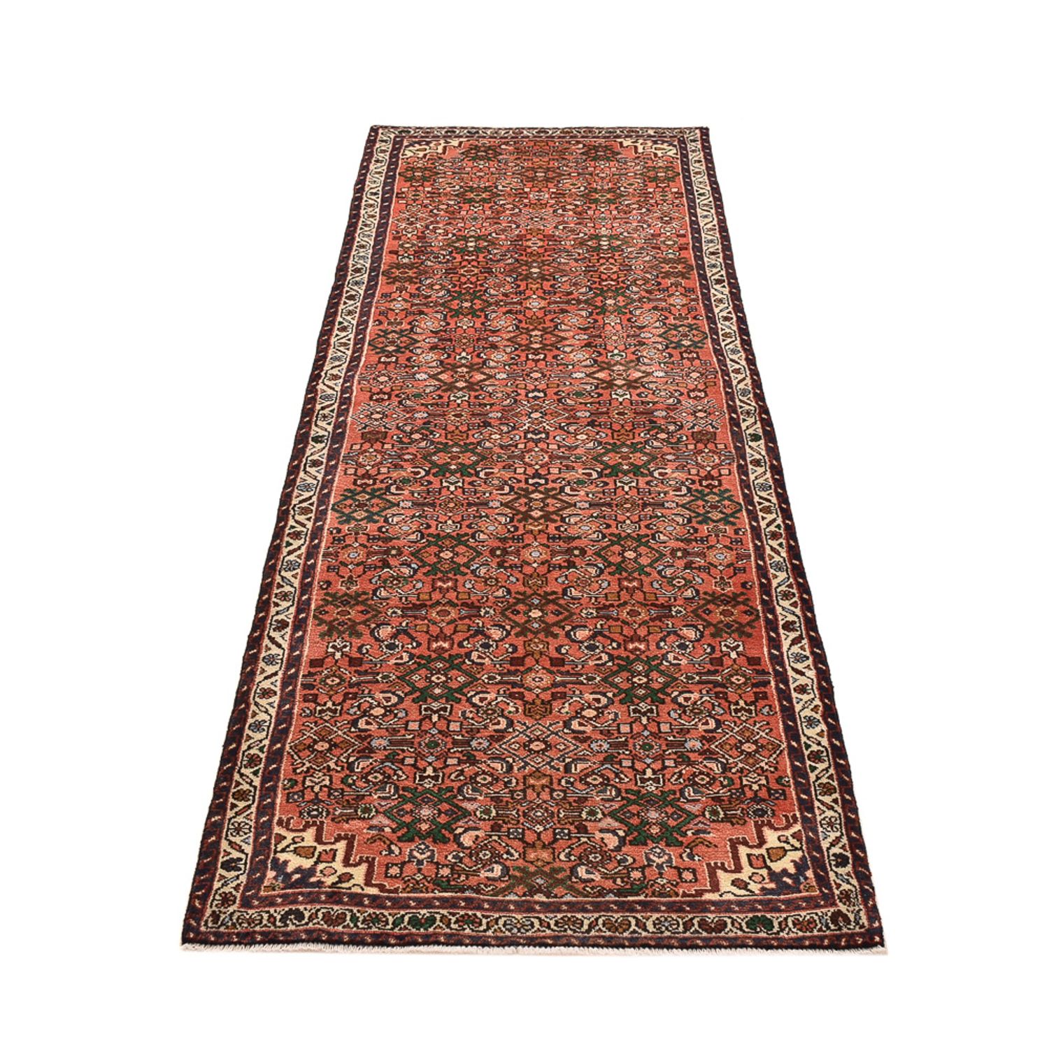 Tapis de couloir Tapis persan - Nomadic - 270 x 85 cm - rouge clair