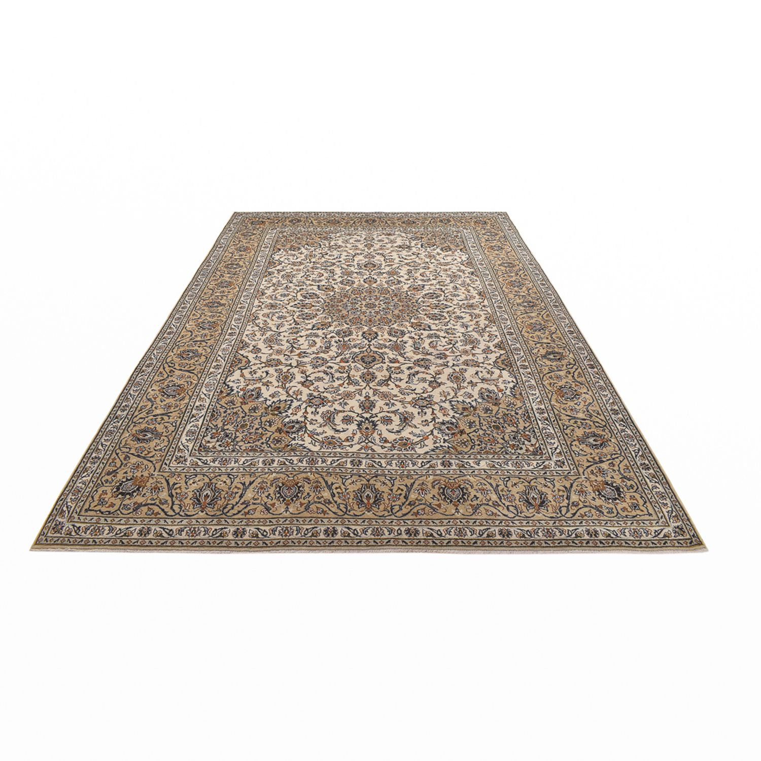 Perserteppich - Keshan - 372 x 250 cm - beige