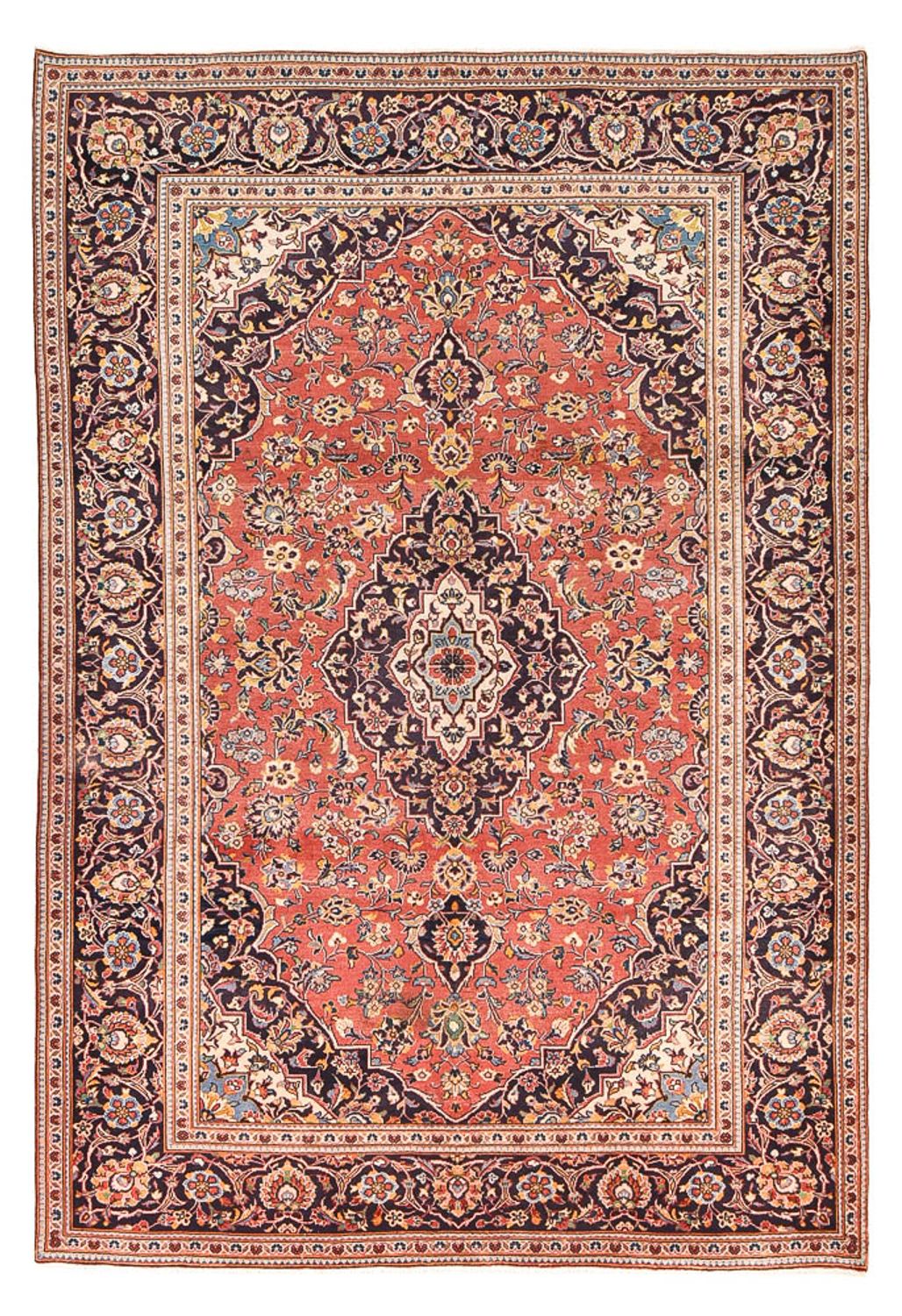 Tapis persan - Keshan - 292 x 200 cm - rouge