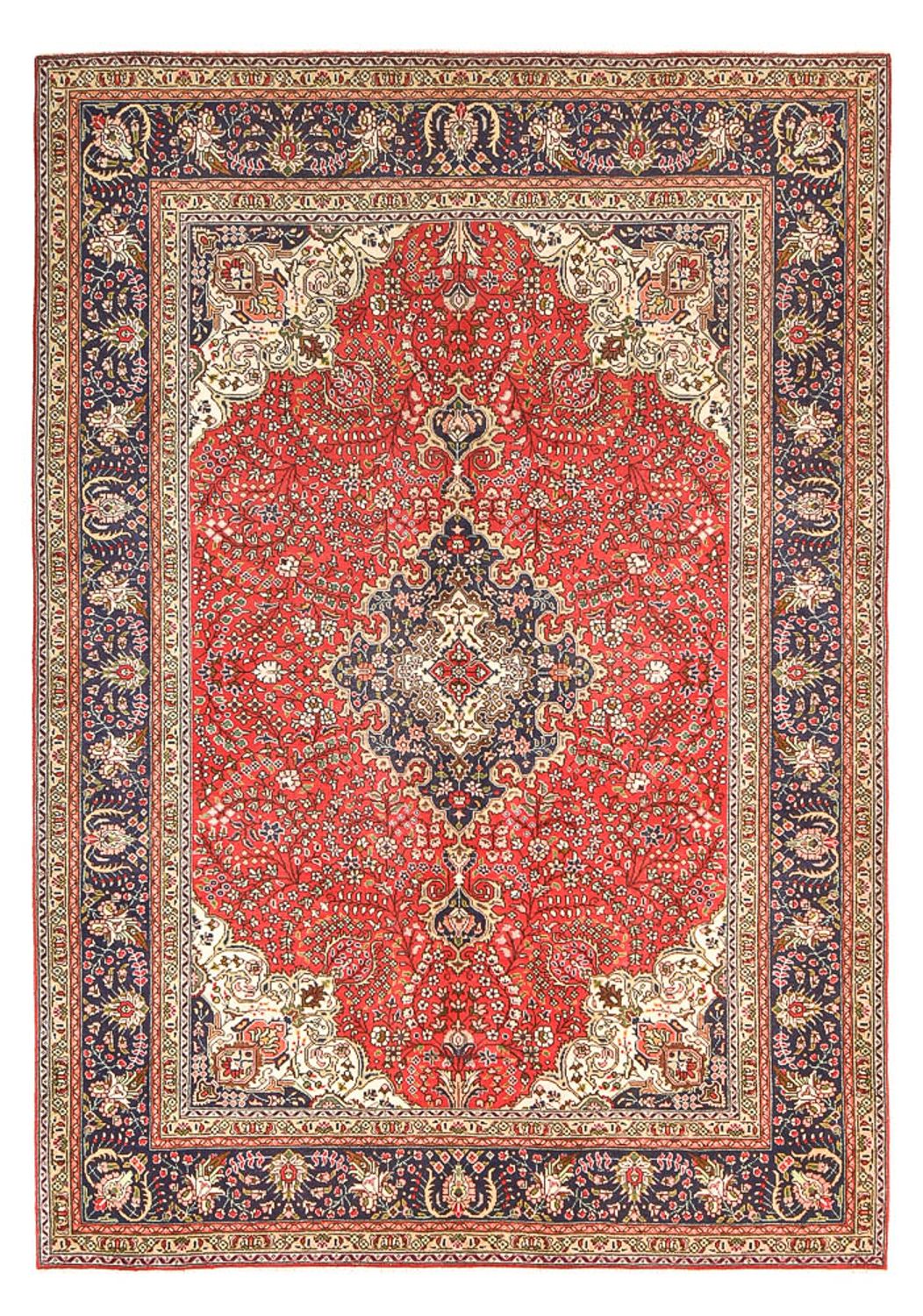 Alfombra persa - Tabriz - 293 x 201 cm - rojo