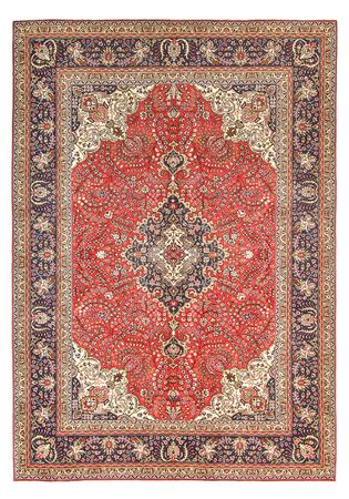 Tapete Persa - Tabriz - 293 x 201 cm - vermelho