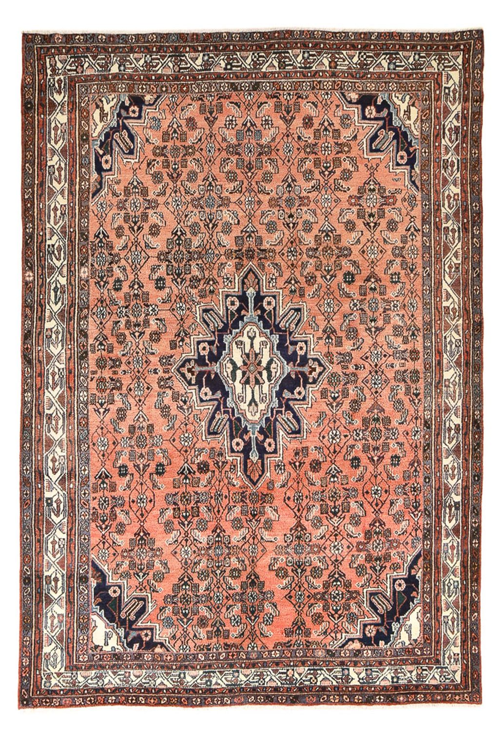 Alfombra persa - Nómada - 303 x 207 cm - rojo claro