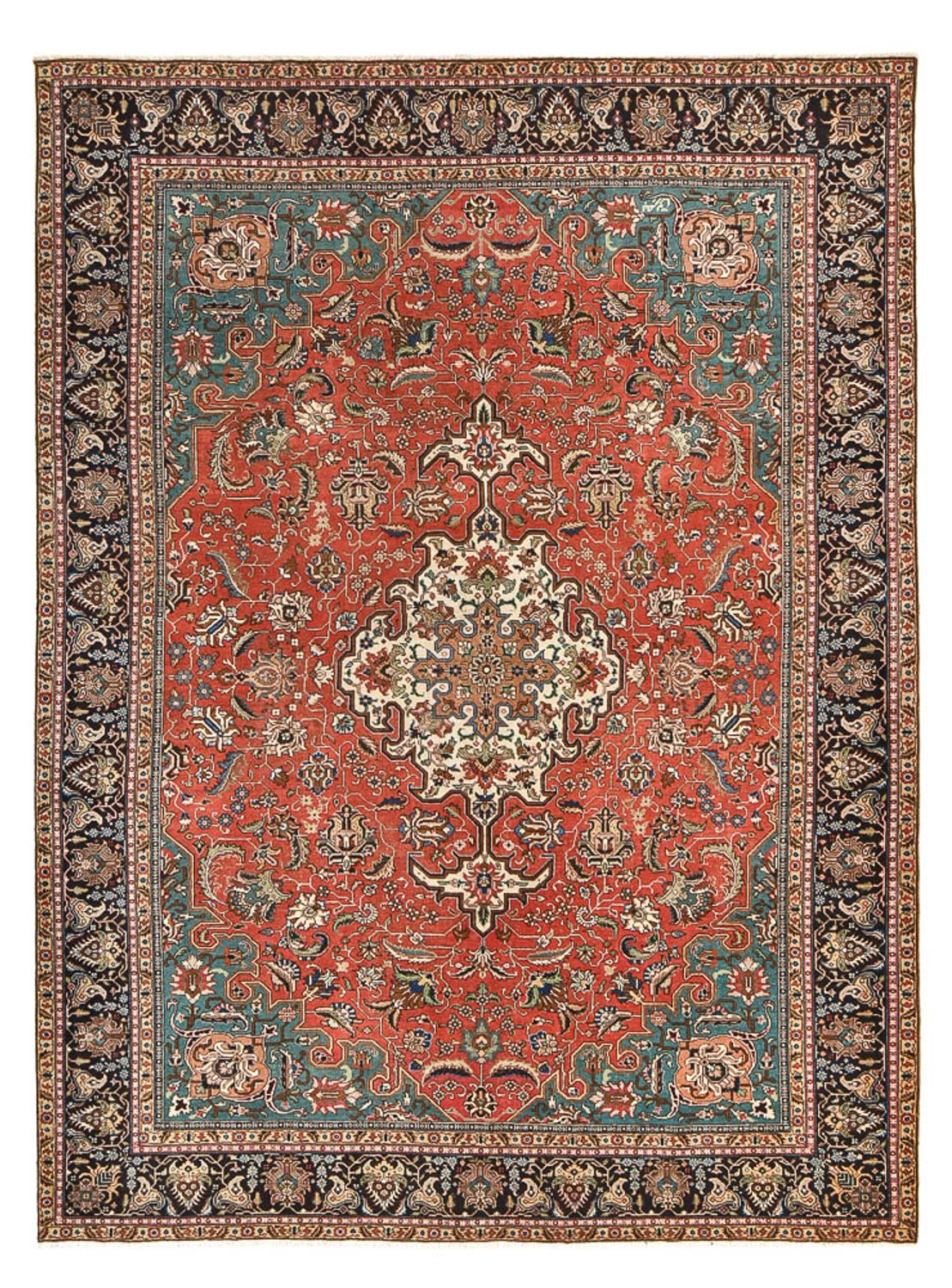 Tappeto Persero - Tabriz - 338 x 246 cm - rosso