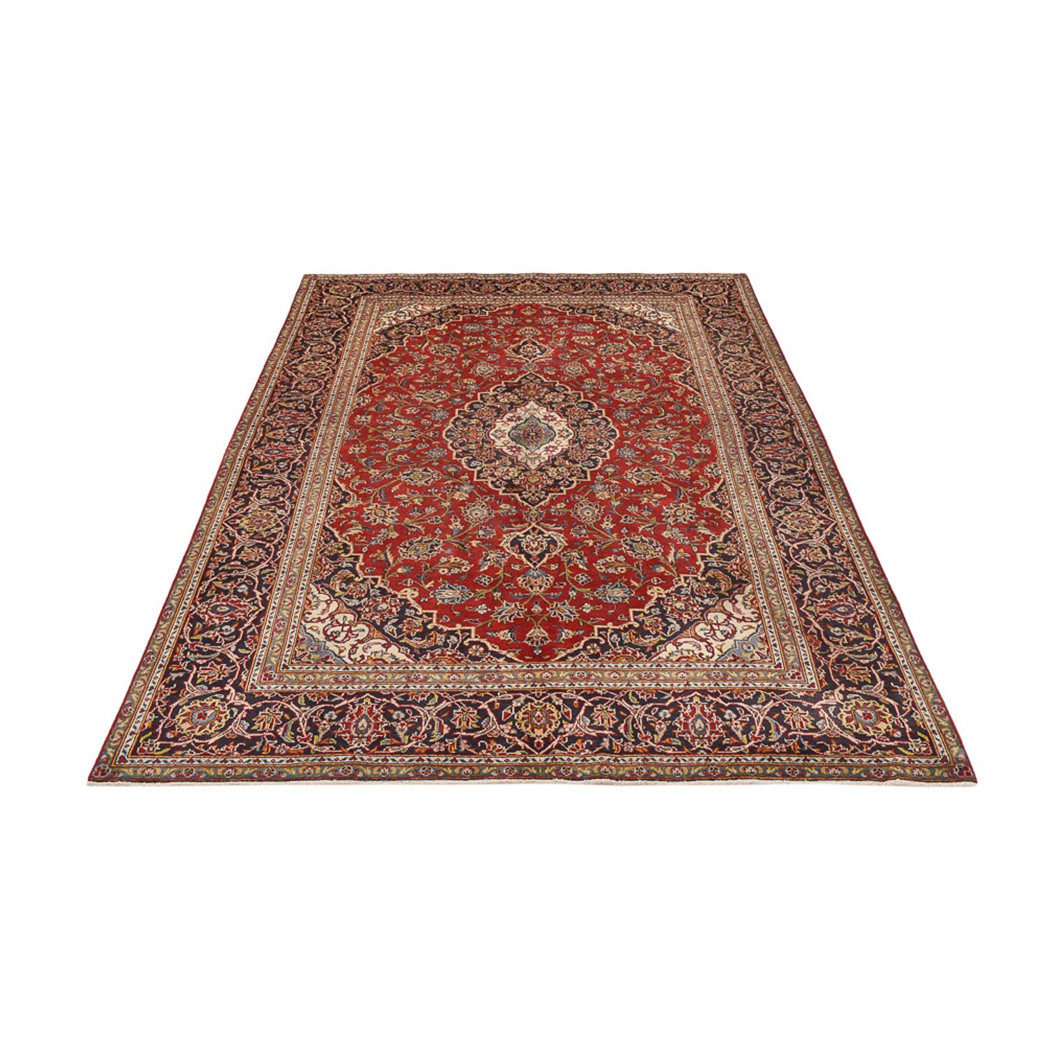 Tapis persan - Keshan - 283 x 190 cm - rouge