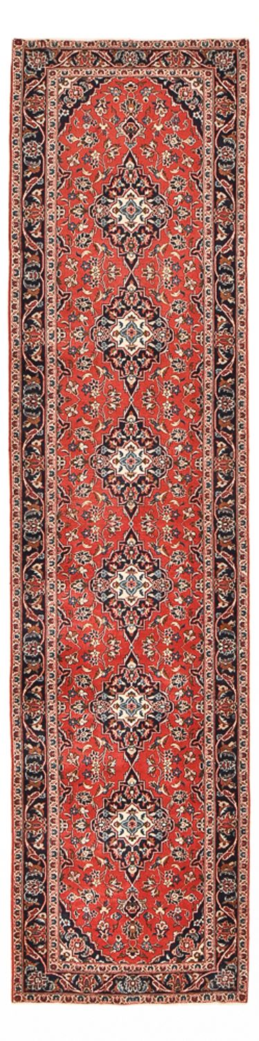 Loper Perzisch tapijt - Keshan - 385 x 95 cm - rood