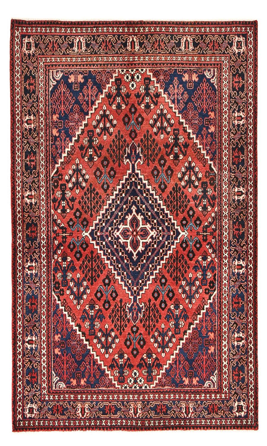 Tapete Persa - Nomadic - 207 x 127 cm - vermelho escuro