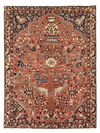 Tapis persan - Nomadic - 205 x 153 cm - rouille