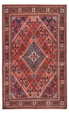 Tapis persan - Nomadic - 210 x 130 cm - rouge foncé