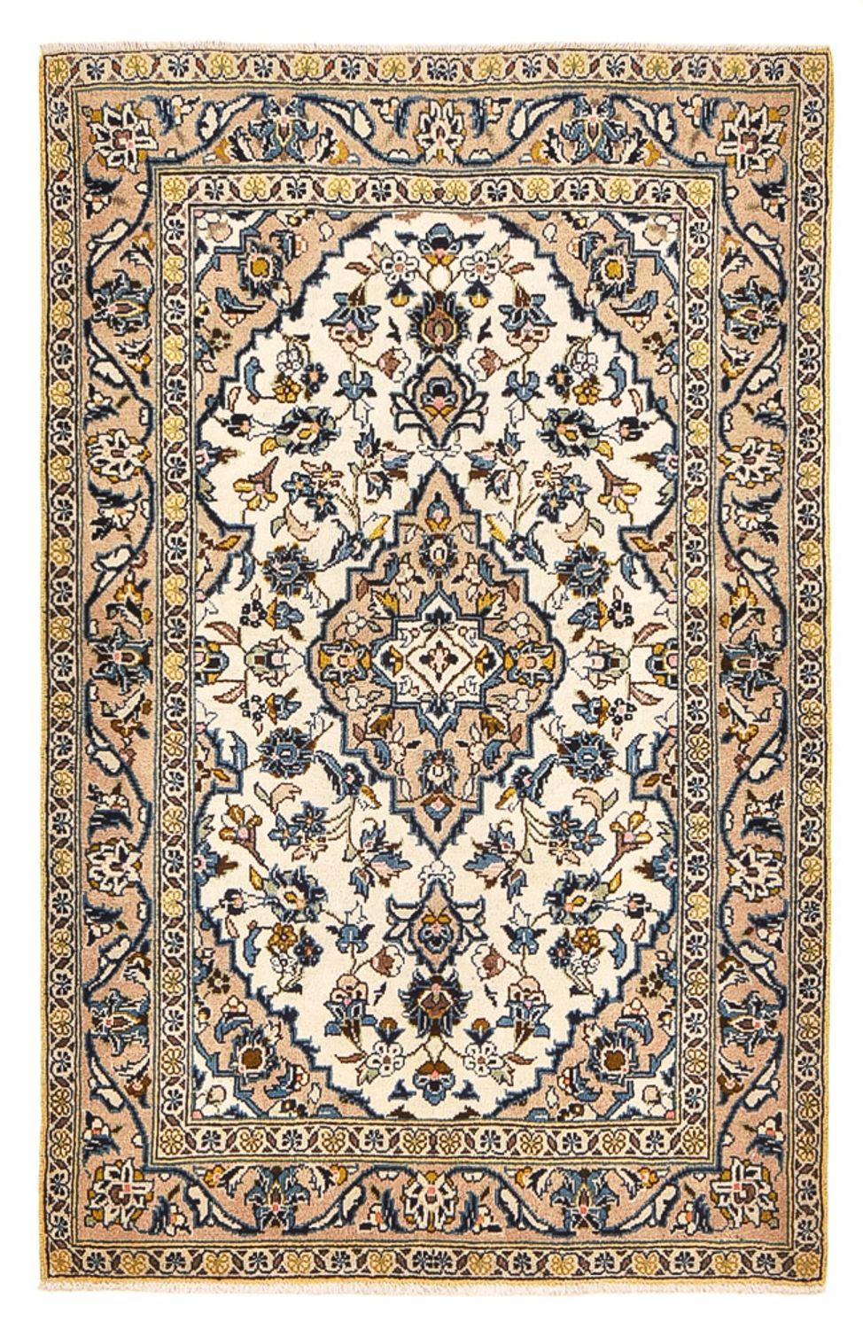 Tapis persan - Keshan - 157 x 101 cm - sable