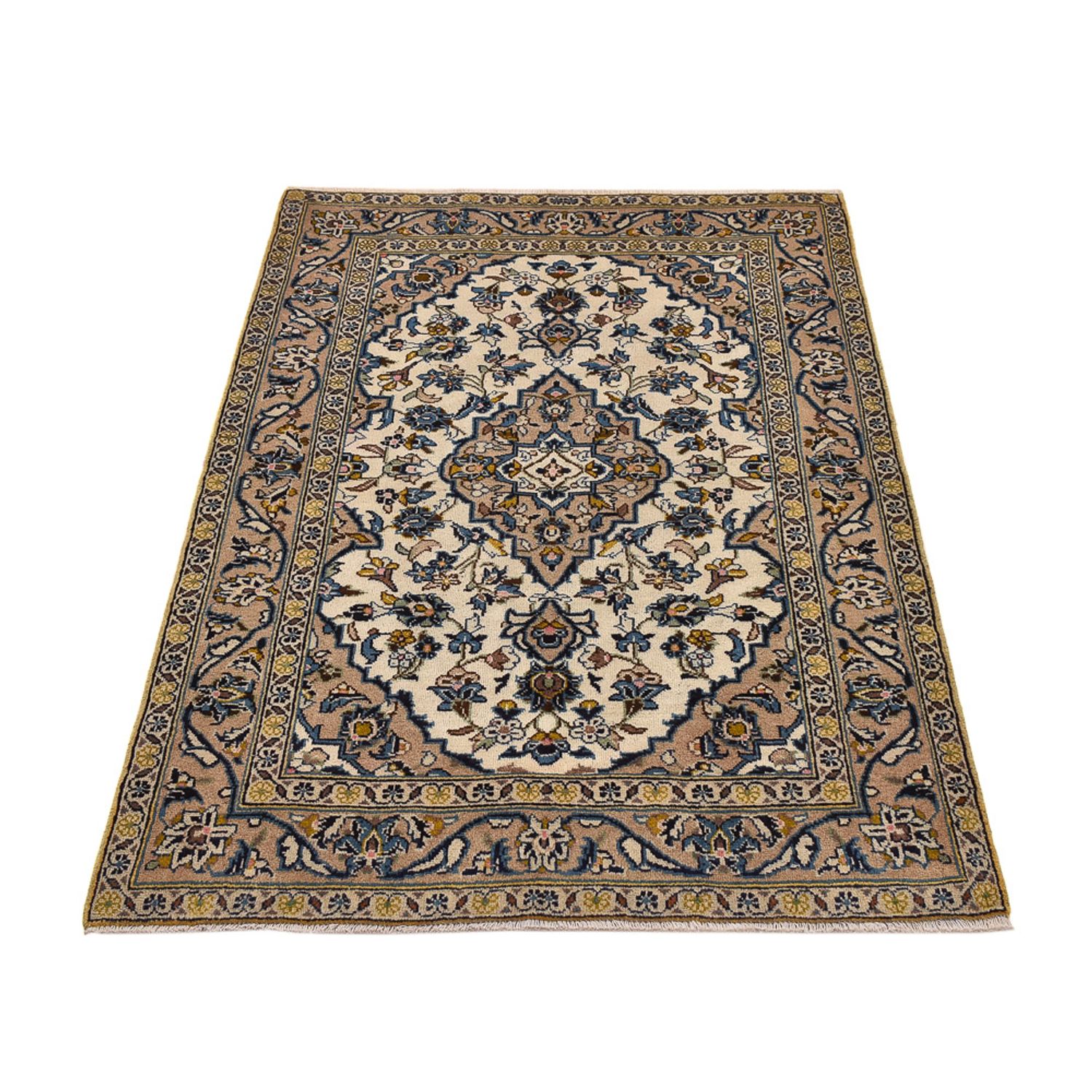 Tapis persan - Keshan - 157 x 101 cm - sable