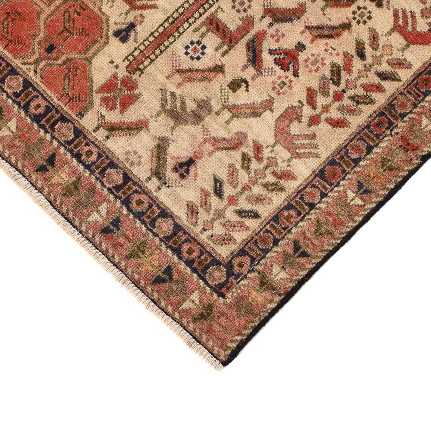 Tapis persan - Nomadic - 157 x 107 cm - beige