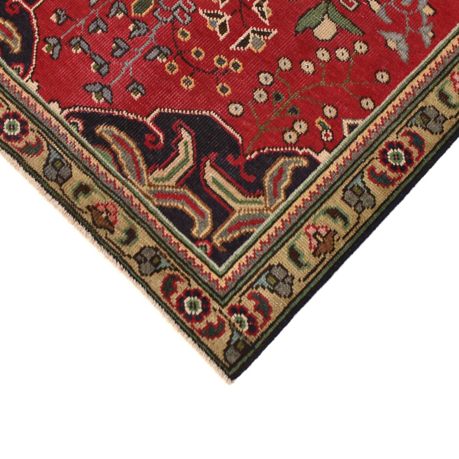 Tappeto Persero - Tabriz - 156 x 101 cm - rosso