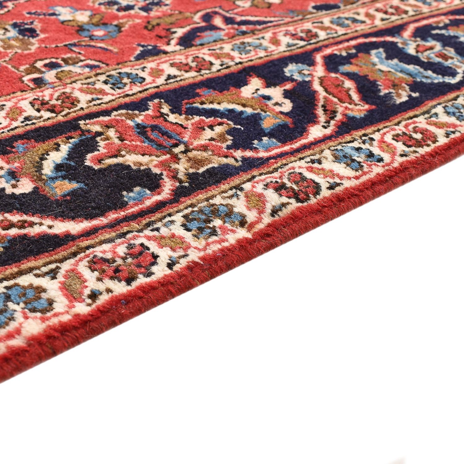 Tapis de couloir Tapis persan - Keshan - 292 x 97 cm - rouge