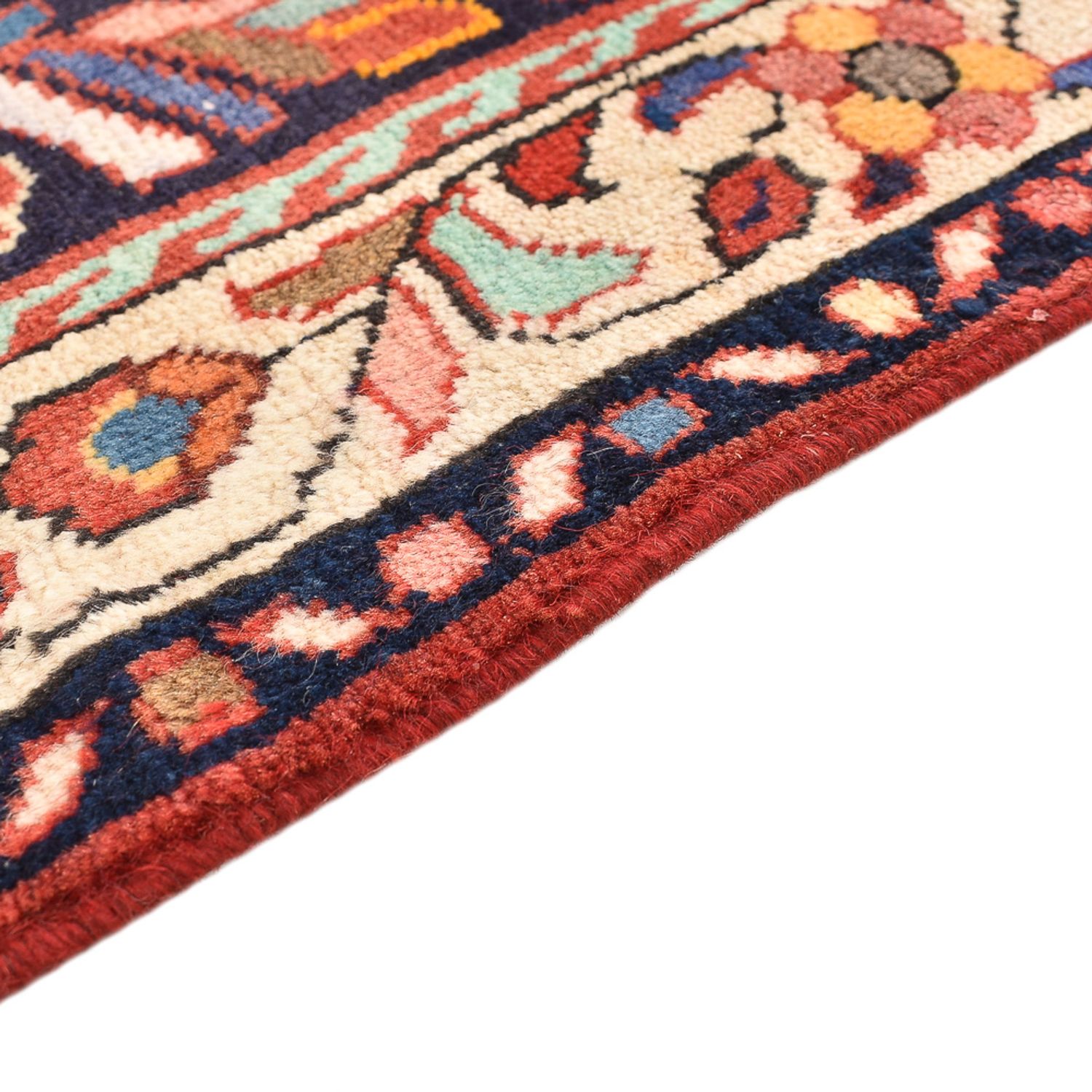 Tapis de couloir Tapis persan - Nomadic - 222 x 71 cm - rouge clair