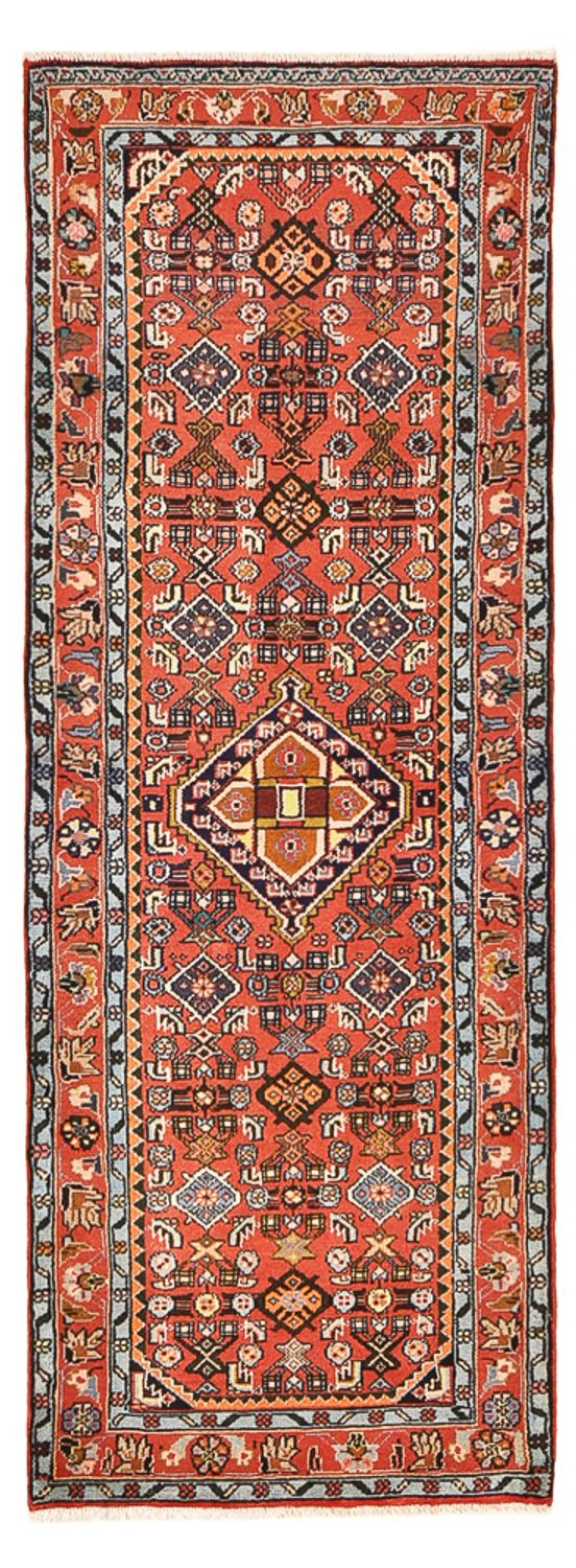 Tapis de couloir Tapis persan - Nomadic - 202 x 69 cm - rouge