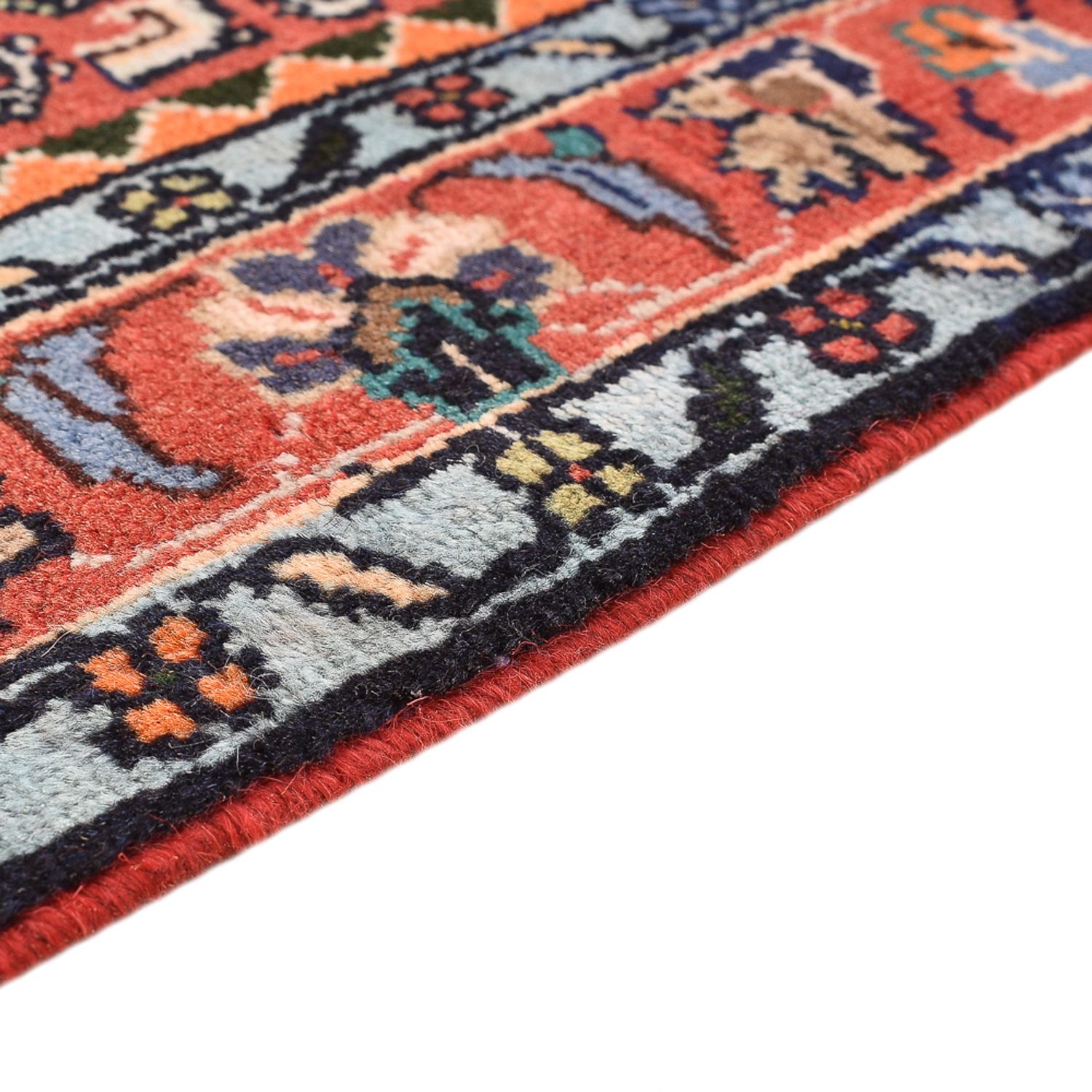 Tapis de couloir Tapis persan - Nomadic - 202 x 69 cm - rouge