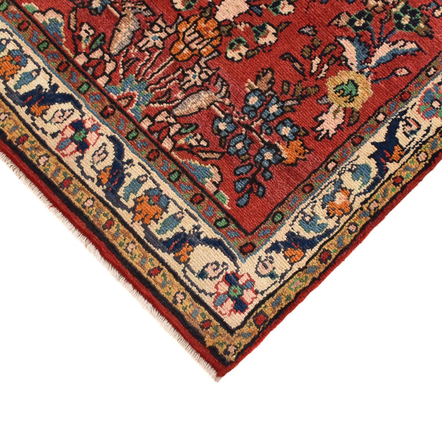 Tapis de couloir Tapis persan - Nomadic - 230 x 78 cm - rouge