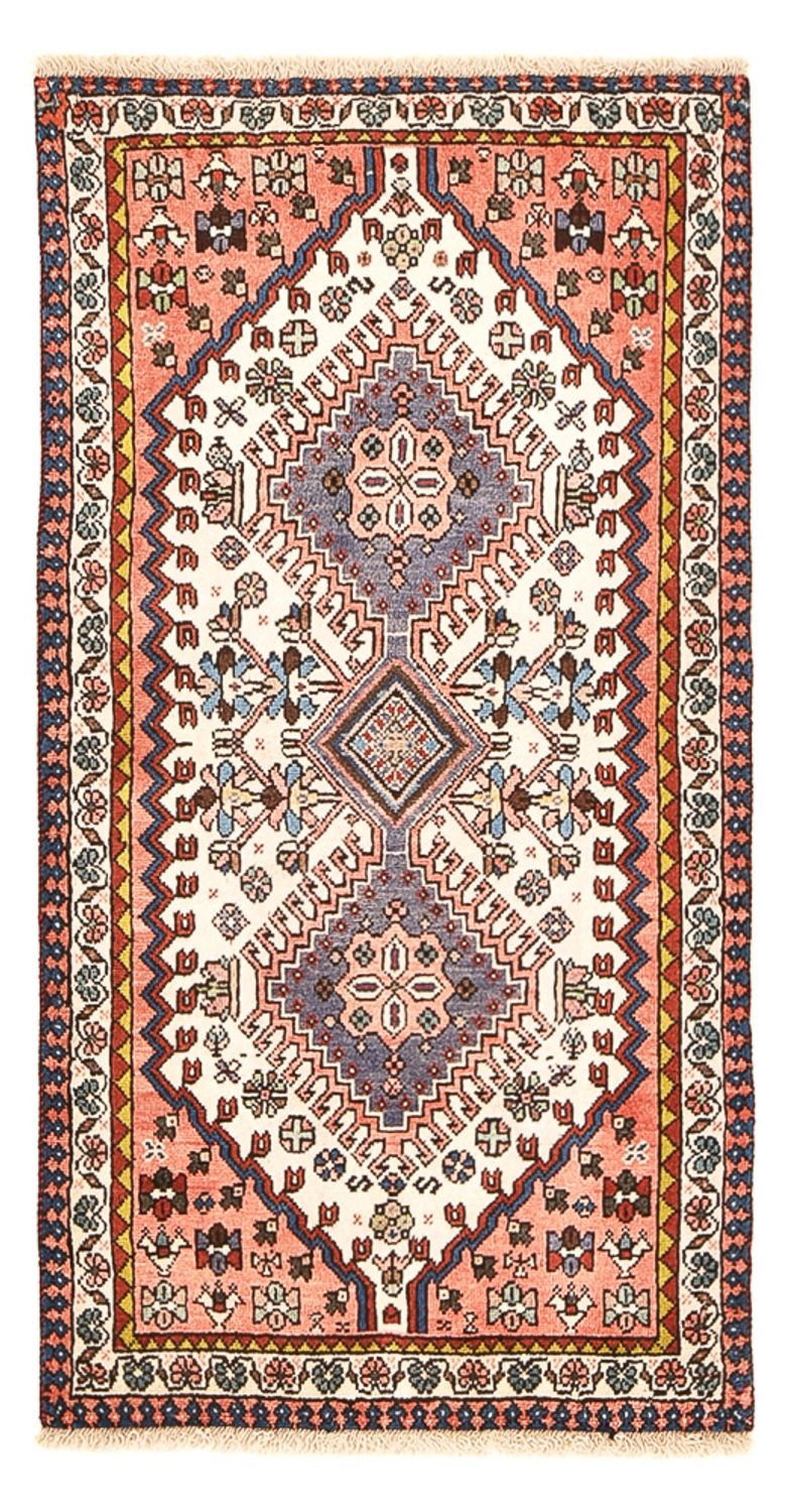 Tapis persan - Nomadic - 143 x 74 cm - beige