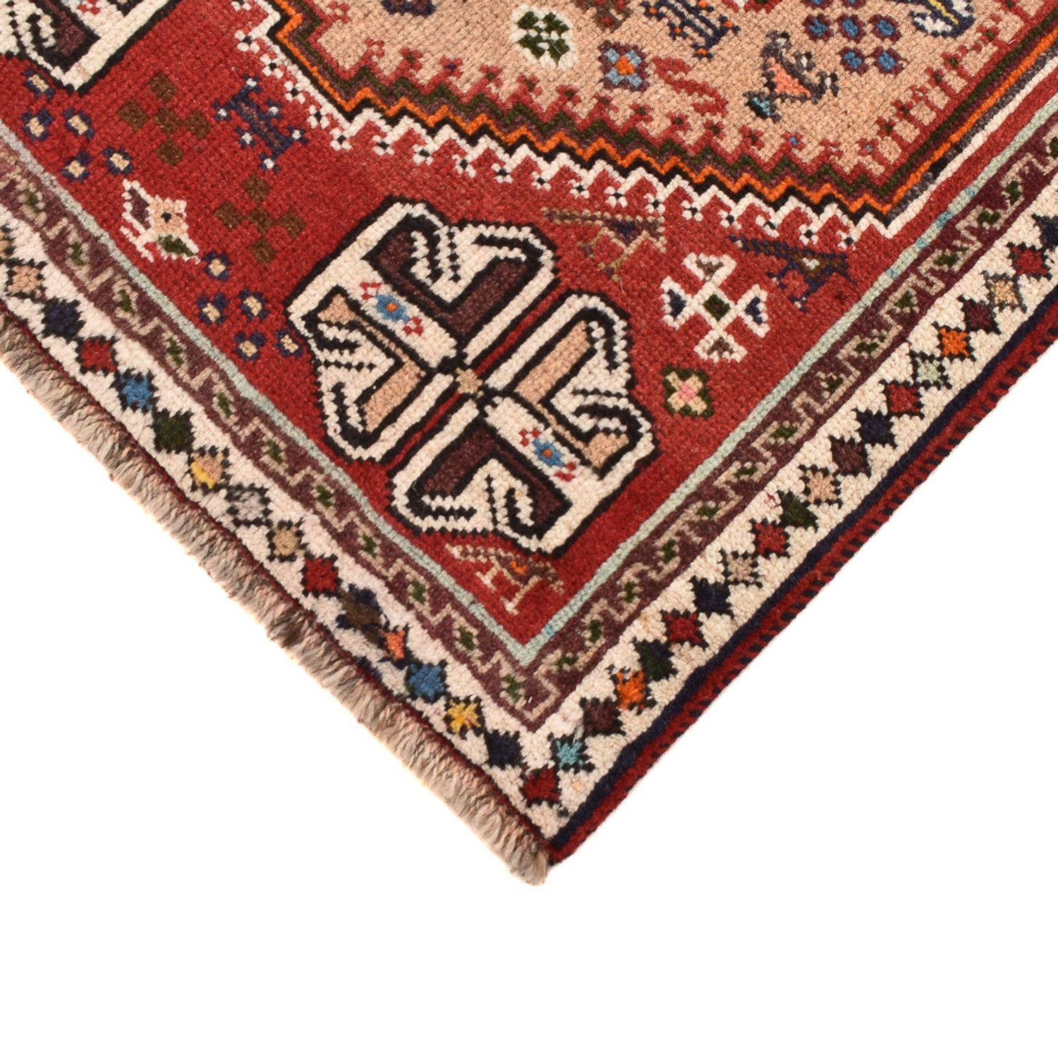 Tapis de couloir Tapis persan - Nomadic - 195 x 75 cm - beige