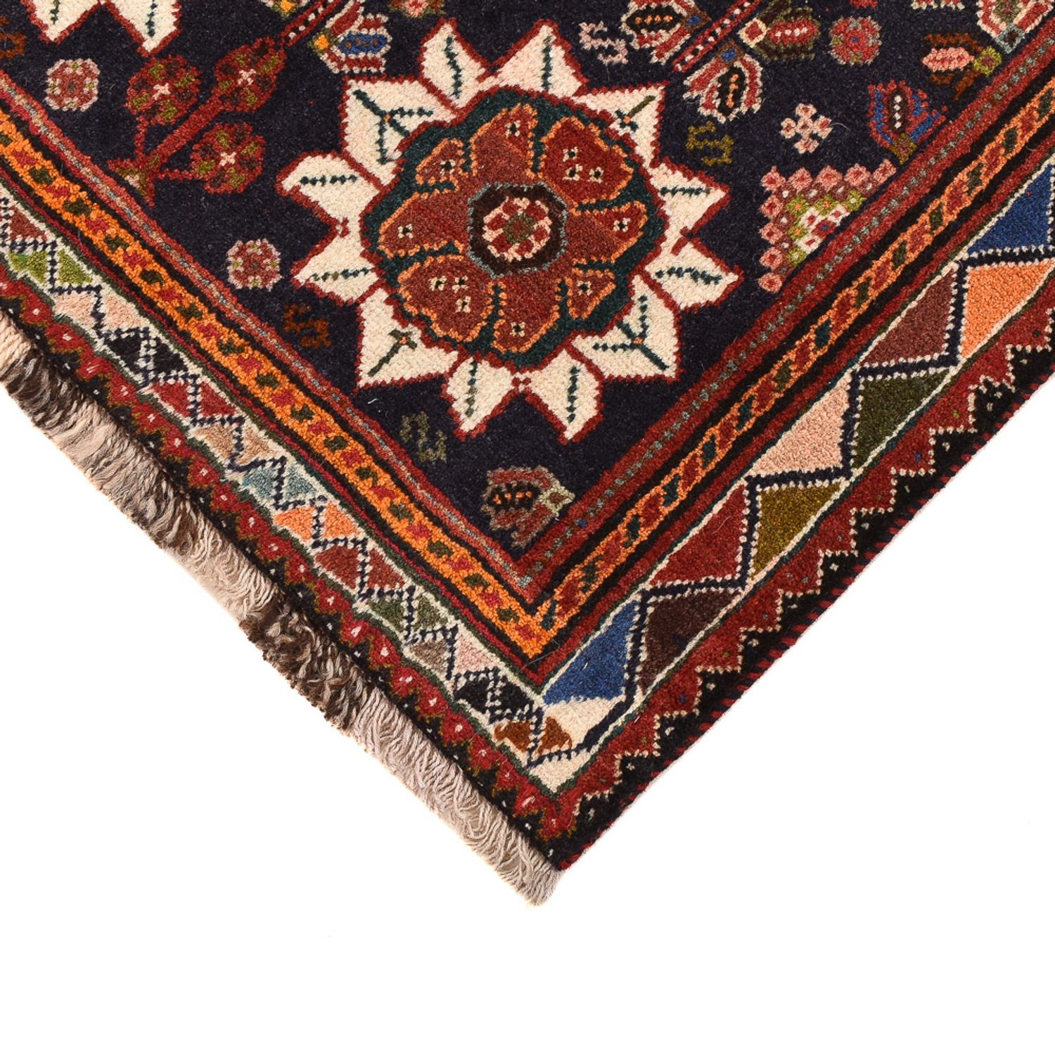 Tapis de couloir Tapis persan - Nomadic - 185 x 82 cm - rouge foncé