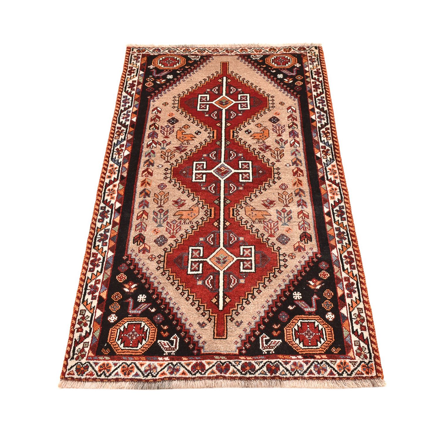 Tapis persan - Nomadic - 167 x 83 cm - beige