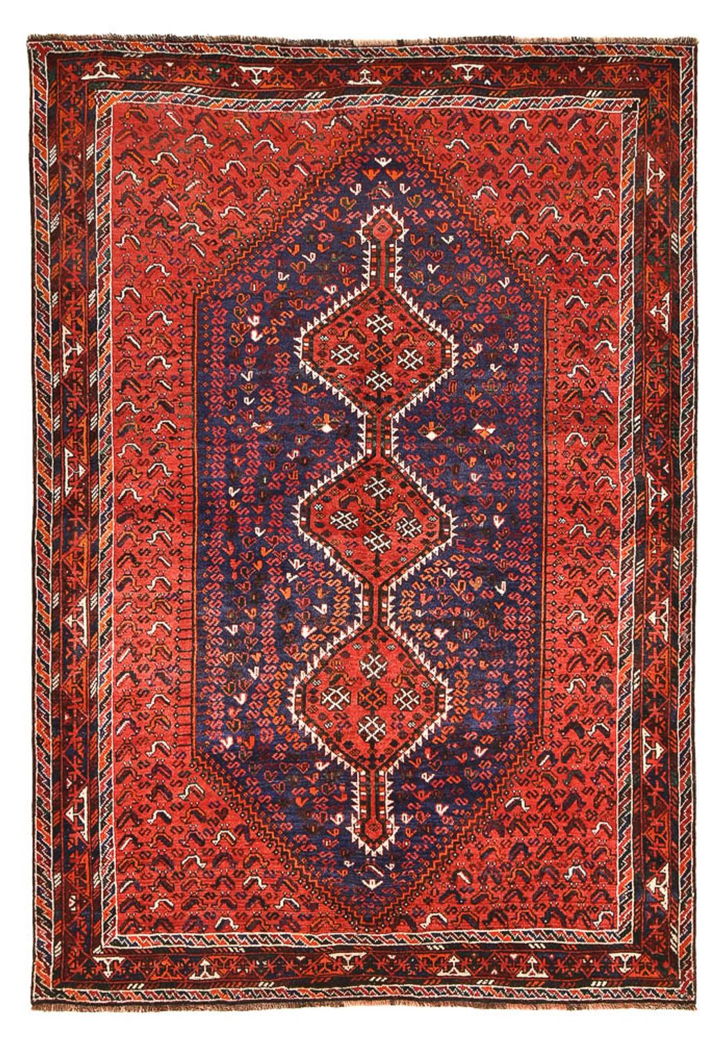 Alfombra persa - Nómada - 307 x 213 cm - rojo