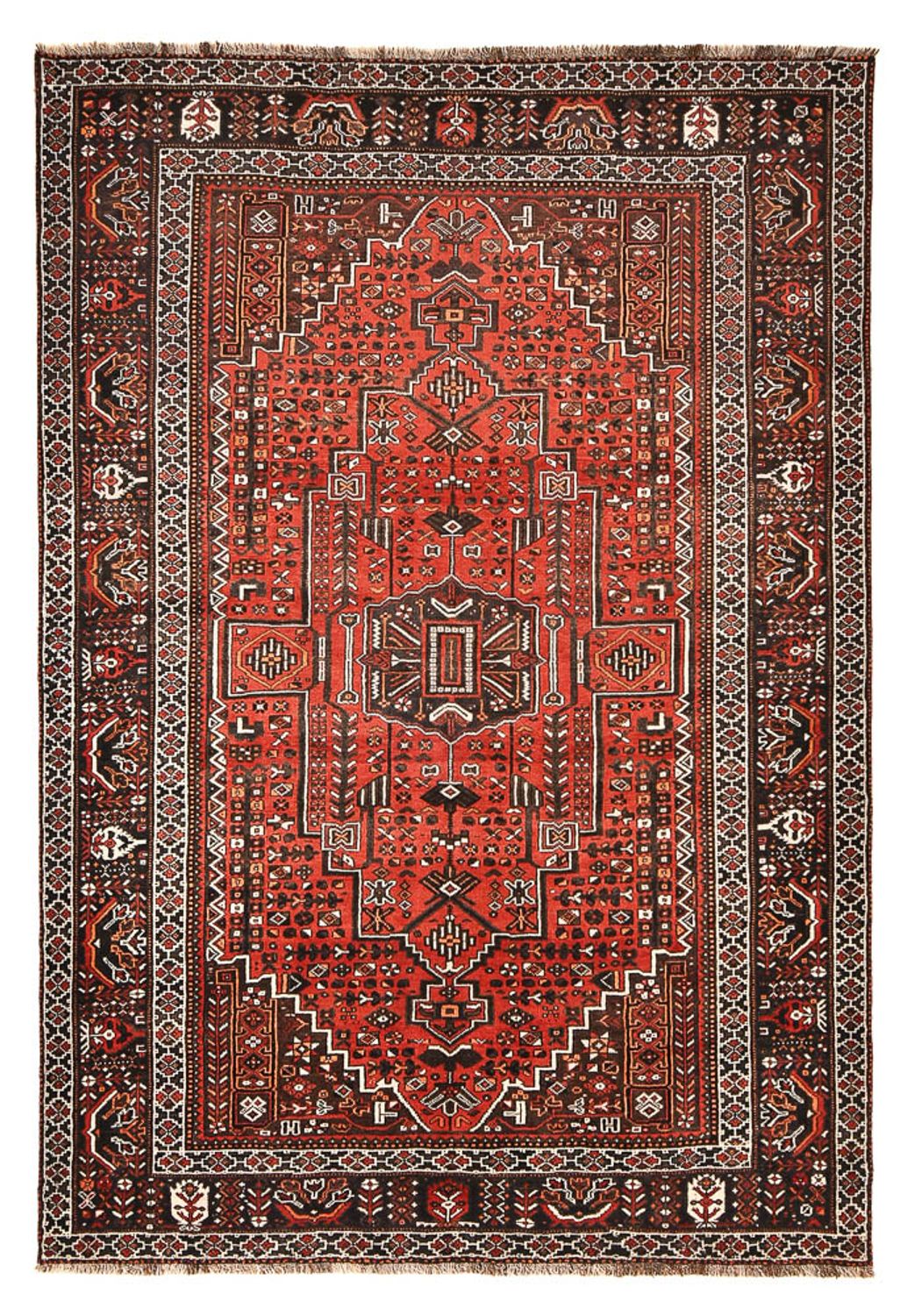 Alfombra persa - Nómada - 315 x 212 cm - rojo