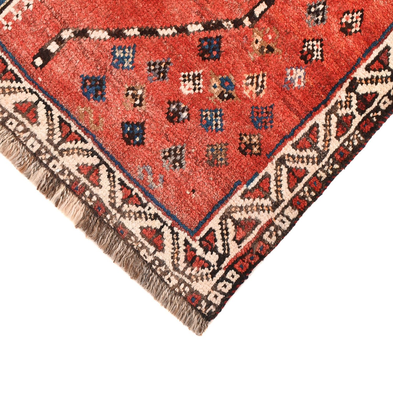 Tapis persan - Nomadic - 150 x 102 cm - rouge clair