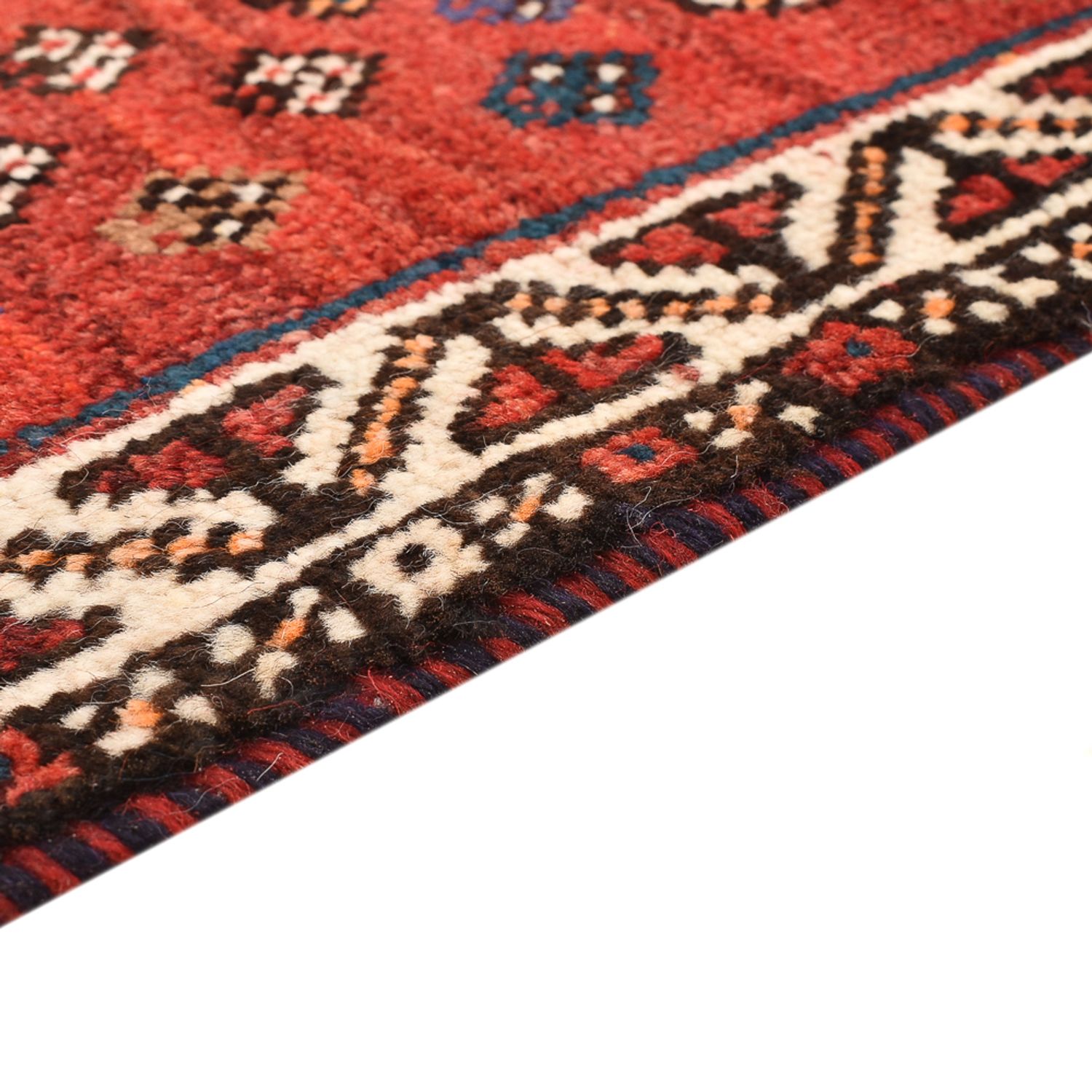 Tapis persan - Nomadic - 150 x 102 cm - rouge clair